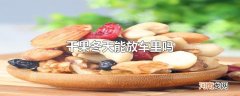 干果冬天能放车里吗