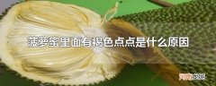 菠萝蜜里面有褐色点点是什么原因