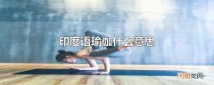 印度语瑜伽什么意思