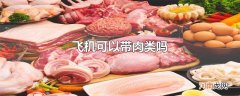 飞机可以带肉类吗