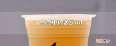 一点点中杯多少ml