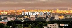 北新桥属于哪个区
