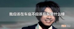 我应该在车底不应该在车里什么梗