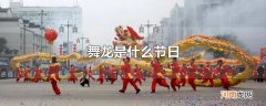 舞龙是什么节日