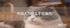 中国人为什么不吃猫肉?