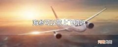 海参可以带上飞机吗