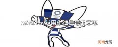 miraitowa用作微信号的意思
