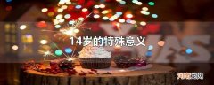 14岁的特殊意义