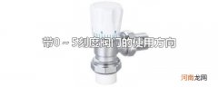 带0～5刻度阀门的使用方向