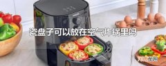 瓷盘子可以放在空气炸锅里吗