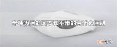 带呼吸阀的口罩和不带的有什么区别