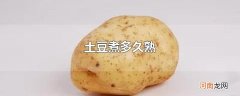 土豆煮多久熟