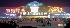 青岛啤酒节白天开吗