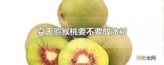 夏天猕猴桃要不要放冰箱
