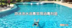 游泳池水消毒常用消毒剂是