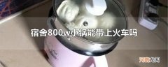 宿舍800w小锅能带上火车吗