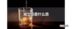威士忌是什么酒