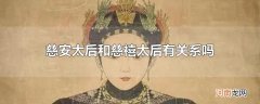 慈安太后和慈禧太后有关系吗