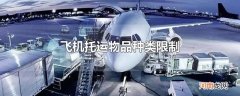 飞机托运物品种类限制