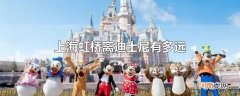 上海虹桥离迪士尼有多远