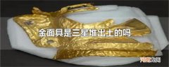 金面具是三星堆出土的吗