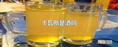 卡瓦斯是酒吗