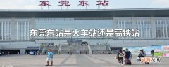 东莞东站是火车站还是高铁站