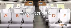 高铁01c是哪个座位