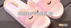 新拖鞋有气味是有毒吗