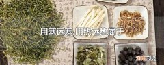 用寒远寒,用热远热属于