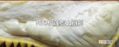 死包榴莲怎么辨别