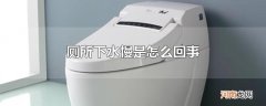厕所下水慢是怎么回事