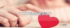 1221代表的爱情含义