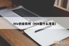 HIV是什么项目 Hiv创业扶持