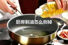 厨房剩油怎么倒掉 油炸食品的危害