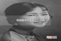 林徽因为什么割了一个肾 林徽因活了多少岁啊