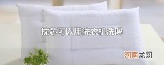 枕芯可以用洗衣机洗吗
