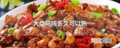 大盘鸡炖多久可以熟