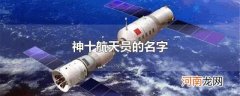 神十航天员的名字