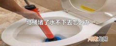 马桶堵了水不下去怎么办