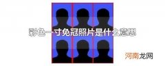 彩色一寸免冠照片是什么意思