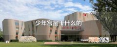 少年宫是干什么的