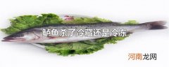 鲈鱼杀了冷藏还是冷冻