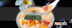 杨枝甘露是什么