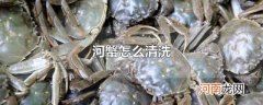 河蟹怎么清洗