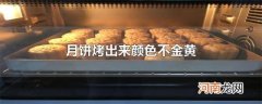 月饼烤出来颜色不金黄