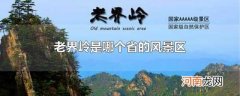 老界岭是哪个省的风景区