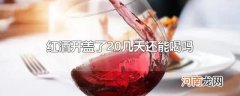 红酒开盖了20几天还能喝吗
