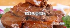 鸭脖热量高吗