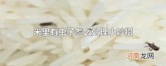 米里有虫子怎么处理小妙招